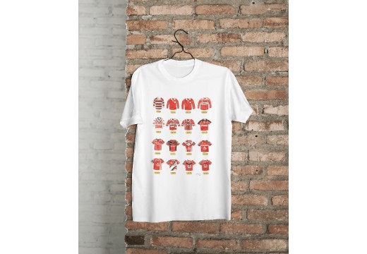 Salford Reds Rugby Retro Art Shirts T-Shirt